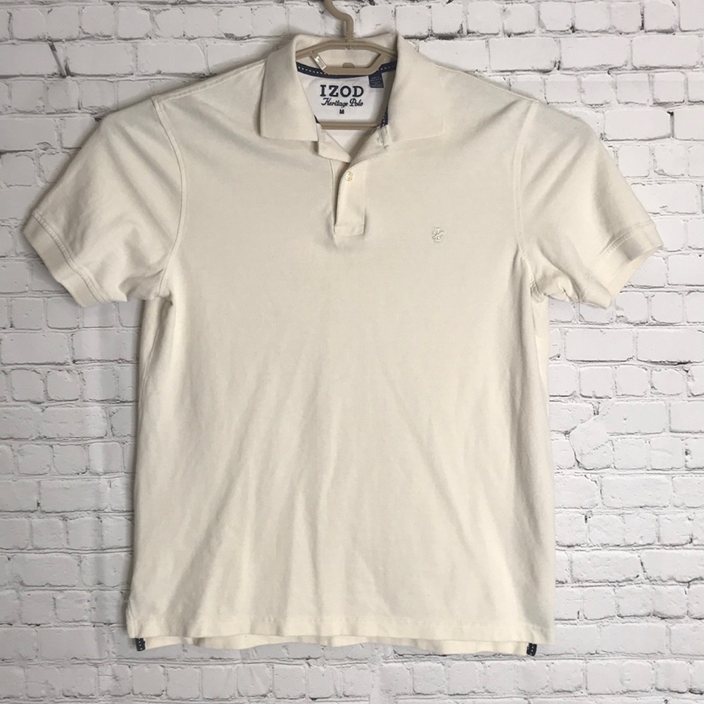 Izod Heritage Polo light yellow shirt